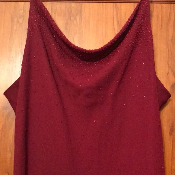 Chica’s, Evening Gown, Sequined, Burgundy - Picture 3 of 4